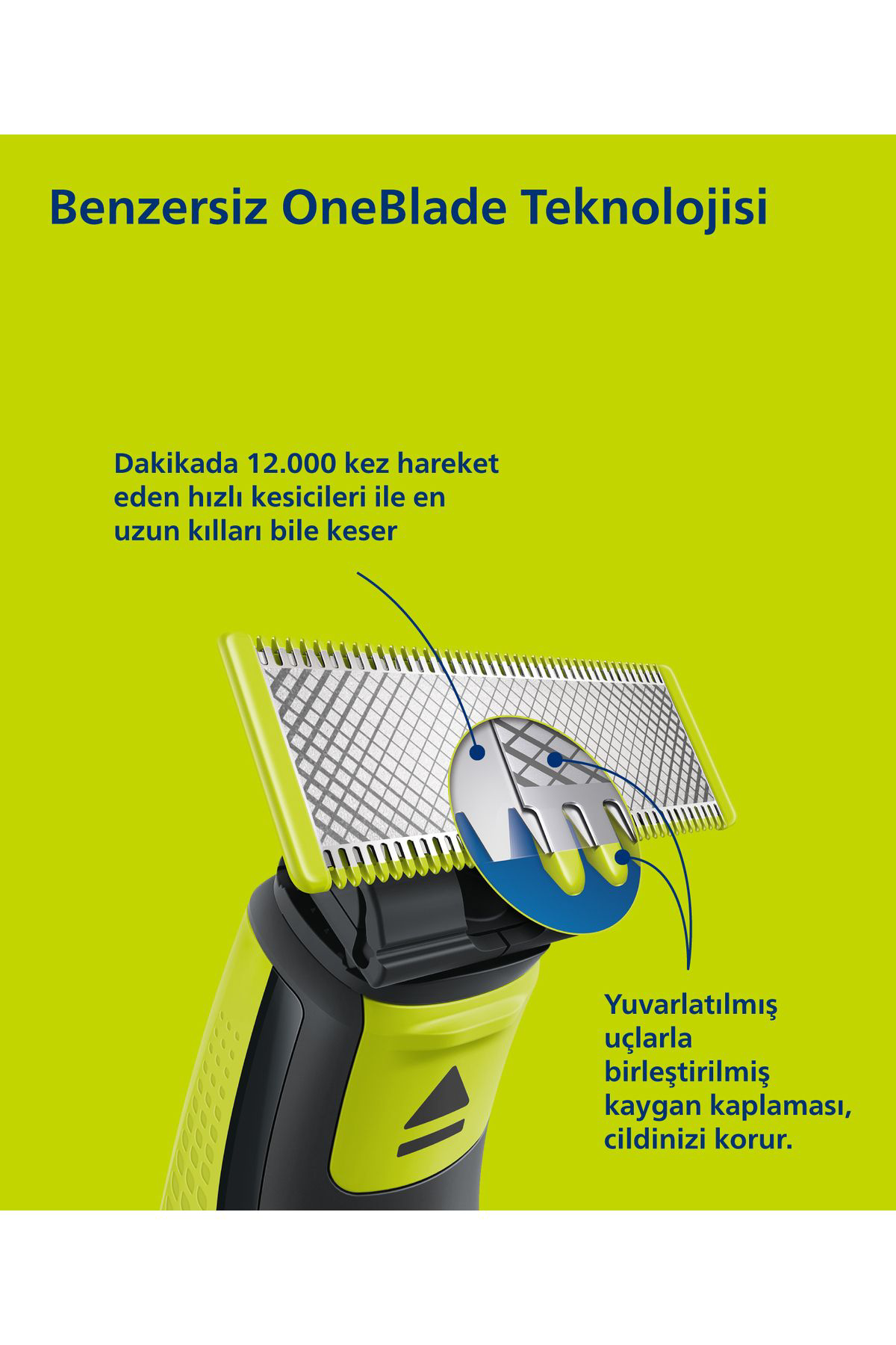 Qp2724/10 Oneblade Yüz Şekillendirici