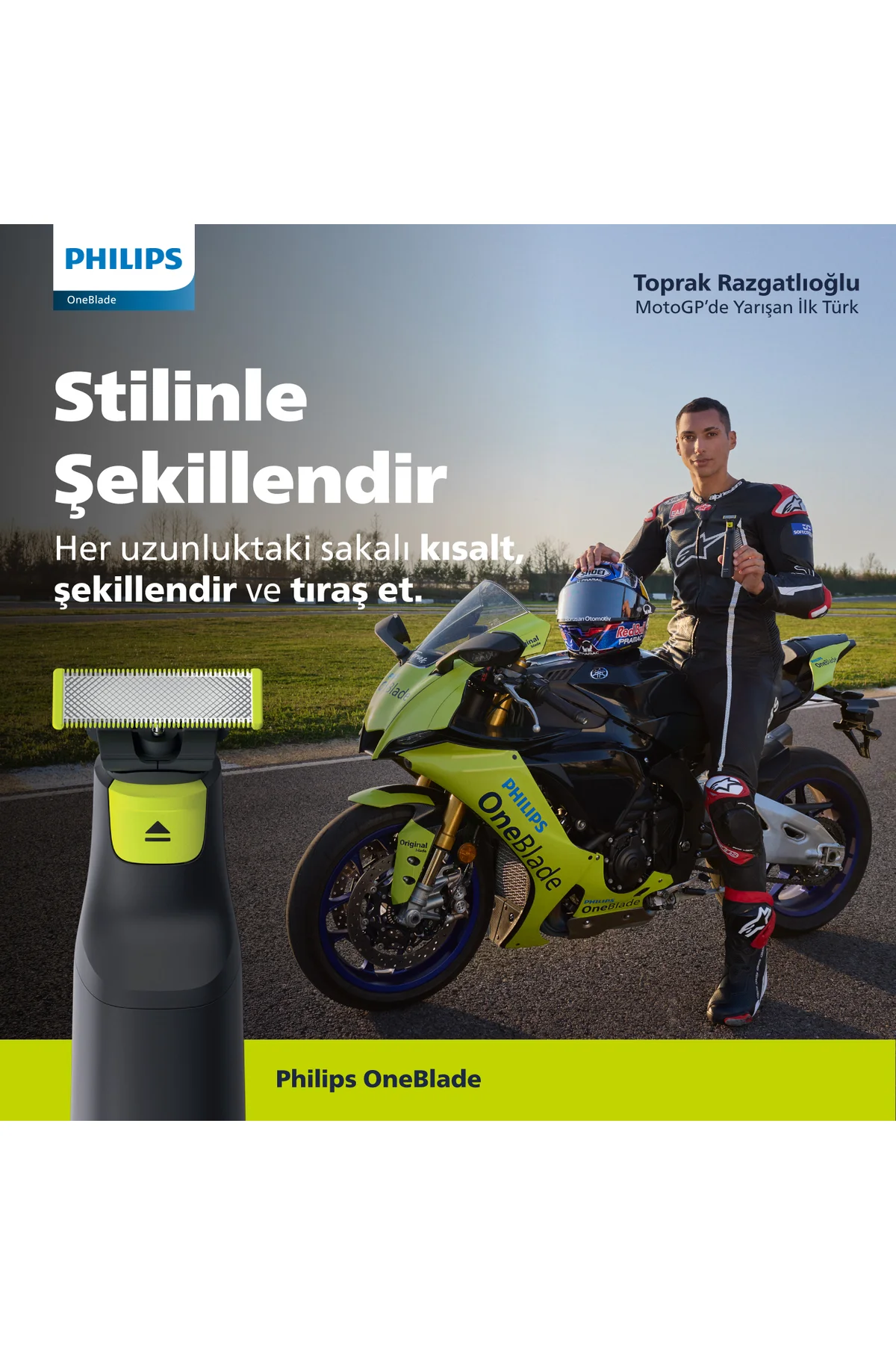 Qp2724/10 Oneblade Yüz Şekillendirici