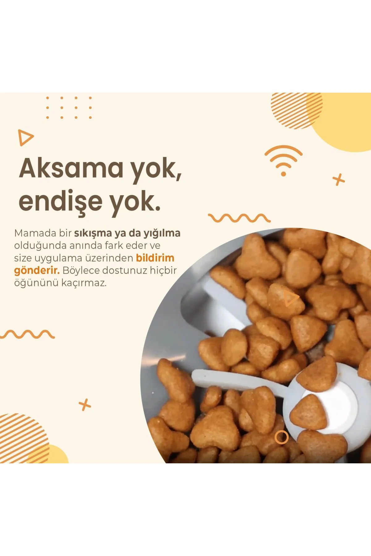 QQ003-V2 Akıllı Kedi Köpek Otomatik Mama Kabı, Tuya App-Wifi Uzaktan Kontrol, 6lt Hazn