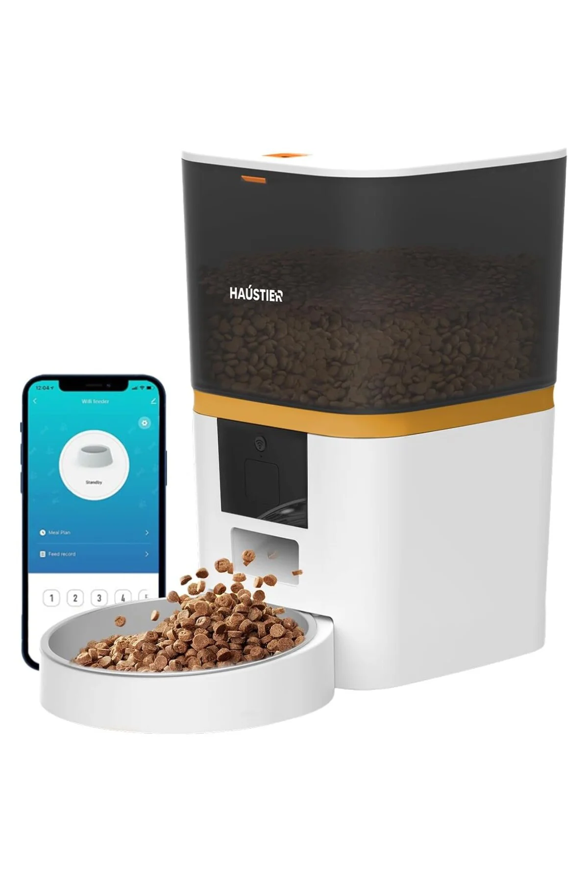 QQ003-V2 Akıllı Kedi Köpek Otomatik Mama Kabı, Tuya App-Wifi Uzaktan Kontrol, 6lt Hazn