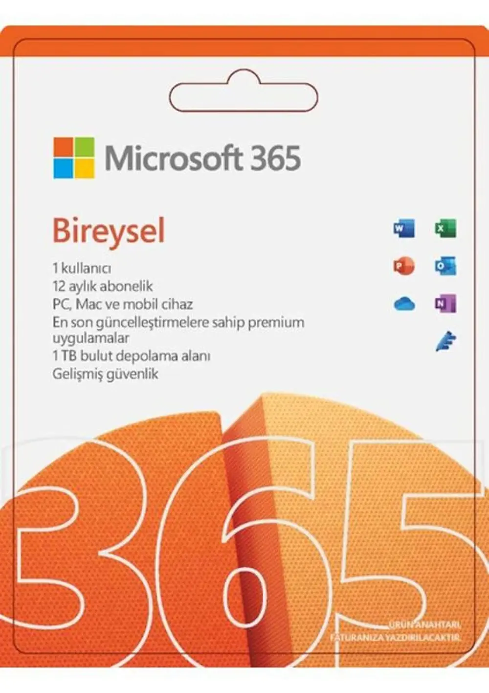 QQ2-01770 Microsoft 365 Bireysel Türkçe Yeni