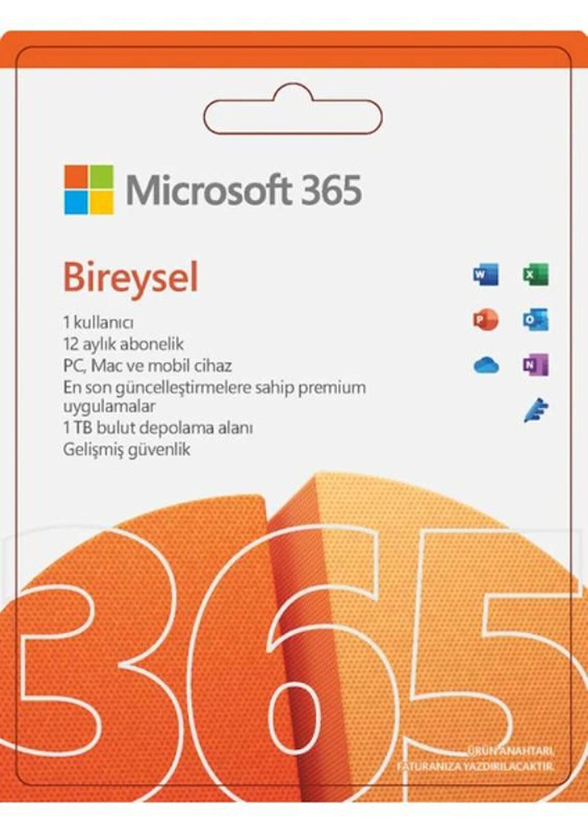 Microsoft Qq2-01770  365 Bireysel Türkçe Yeni