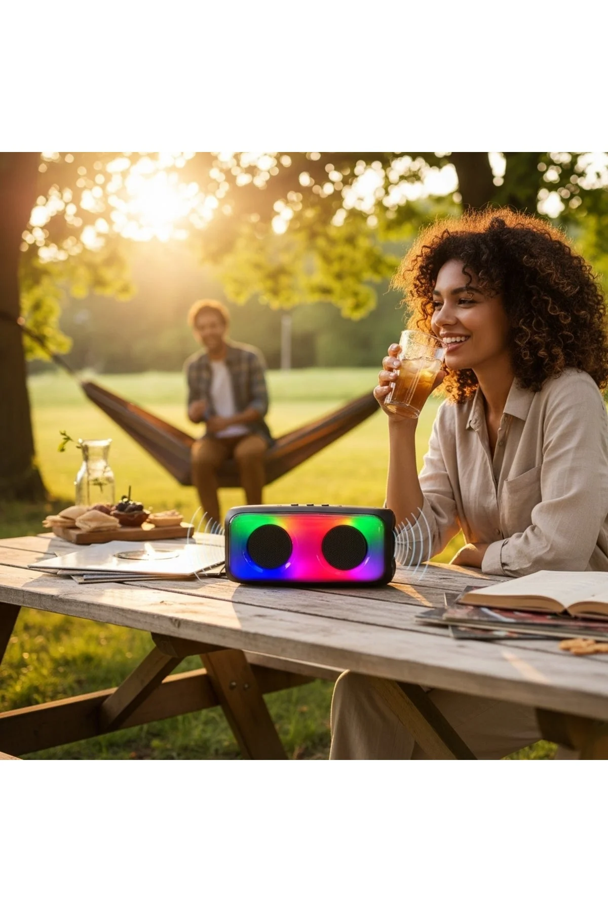 QS 2410 Çift Ekran Müzik Çalar Saat - 4x2 İnç