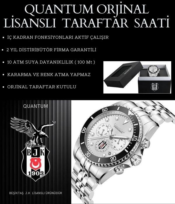 Quantum Beşiktaş Lisanslı İtalyan Tasarım Bileklik Hediyeli 10 At Quantum Beşiktaş Lisanslı İtalyan Tasarım Bileklik Hediyeli 10 At