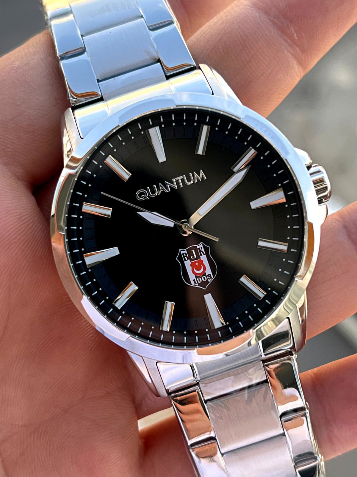 Quantum Beşiktaş Lisanslı Kasa Ve Kordon Çelik 2 Yıl Garantili Ta Quantum Beşiktaş Lisanslı Kasa Ve Kordon Çelik 2 Yıl Garantili Ta