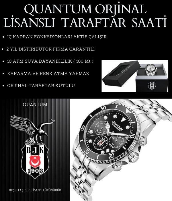 Quantum Beşiktaş Lisanslı İtalyan Tasarım Bileklik Hediyeli 10 At Quantum Beşiktaş Lisanslı İtalyan Tasarım Bileklik Hediyeli 10 At