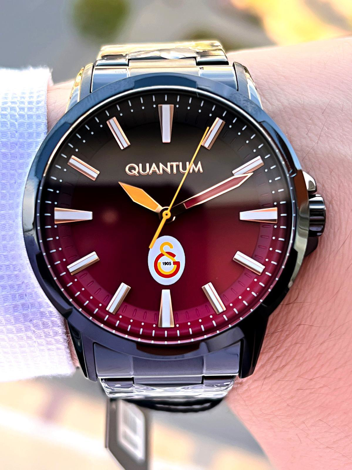 Quantum Galatasaraylı Lisanslı Kasa Ve Kordon Çelik 2 Yıl Garanti