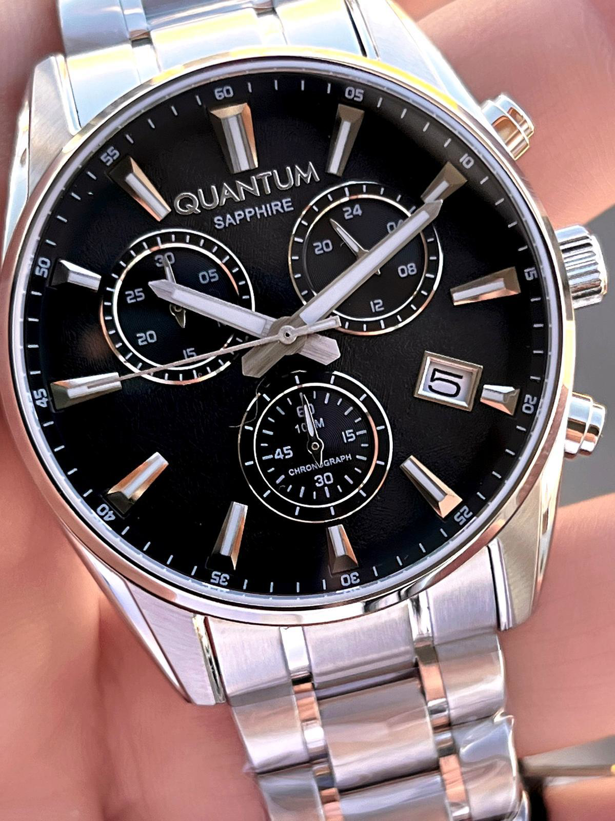 Quantum Sapphire Cizilmez Cam Çelik Kordon İç Kadran Fonksiyonlar Quantum Sapphire Cizilmez Cam Çelik Kordon İç Kadran Fonksiyonlar