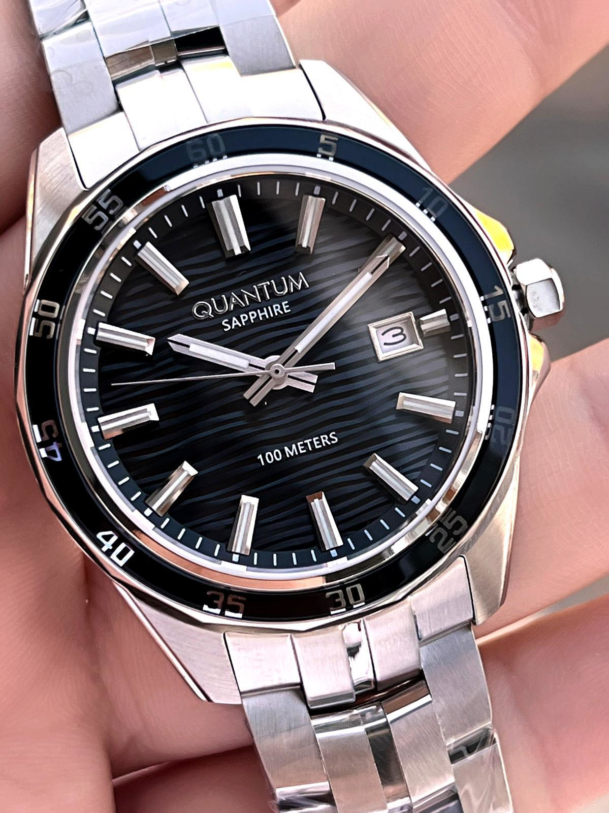 Quantum Sapphire Cizilmez Cam Çelik Kordon 2 Yıl Garantili 10 Atm Quantum Sapphire Cizilmez Cam Çelik Kordon 2 Yıl Garantili 10 Atm