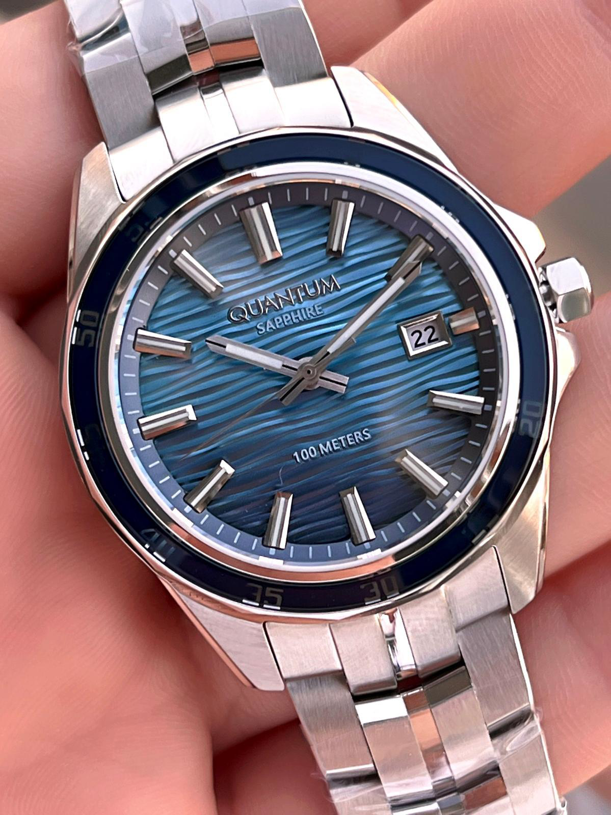 Quantum Sapphire Cizilmez Cam Çelik Kordon 2 Yıl Garantili 10 Atm Quantum Sapphire Cizilmez Cam Çelik Kordon 2 Yıl Garantili 10 Atm