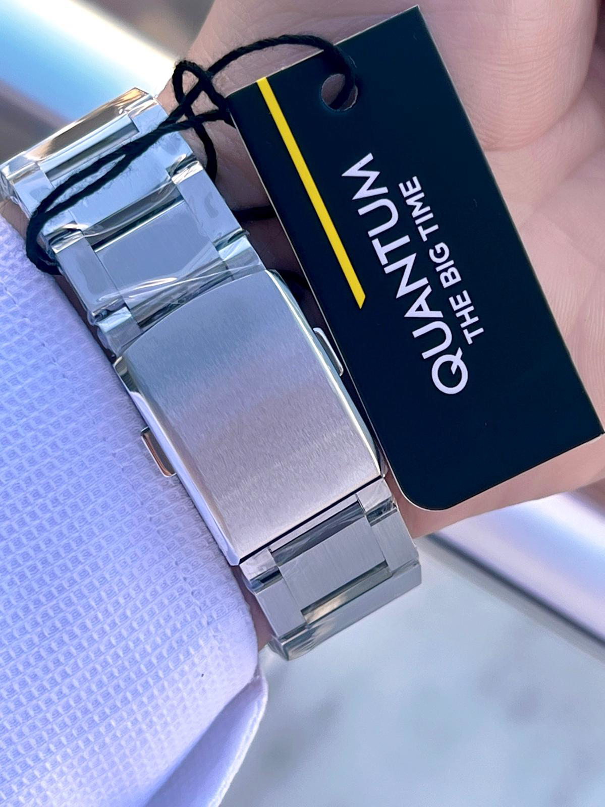 Quantum Sapphire Cizilmez Cam Çelik Kordon İç Kadran Fonksiyonlar