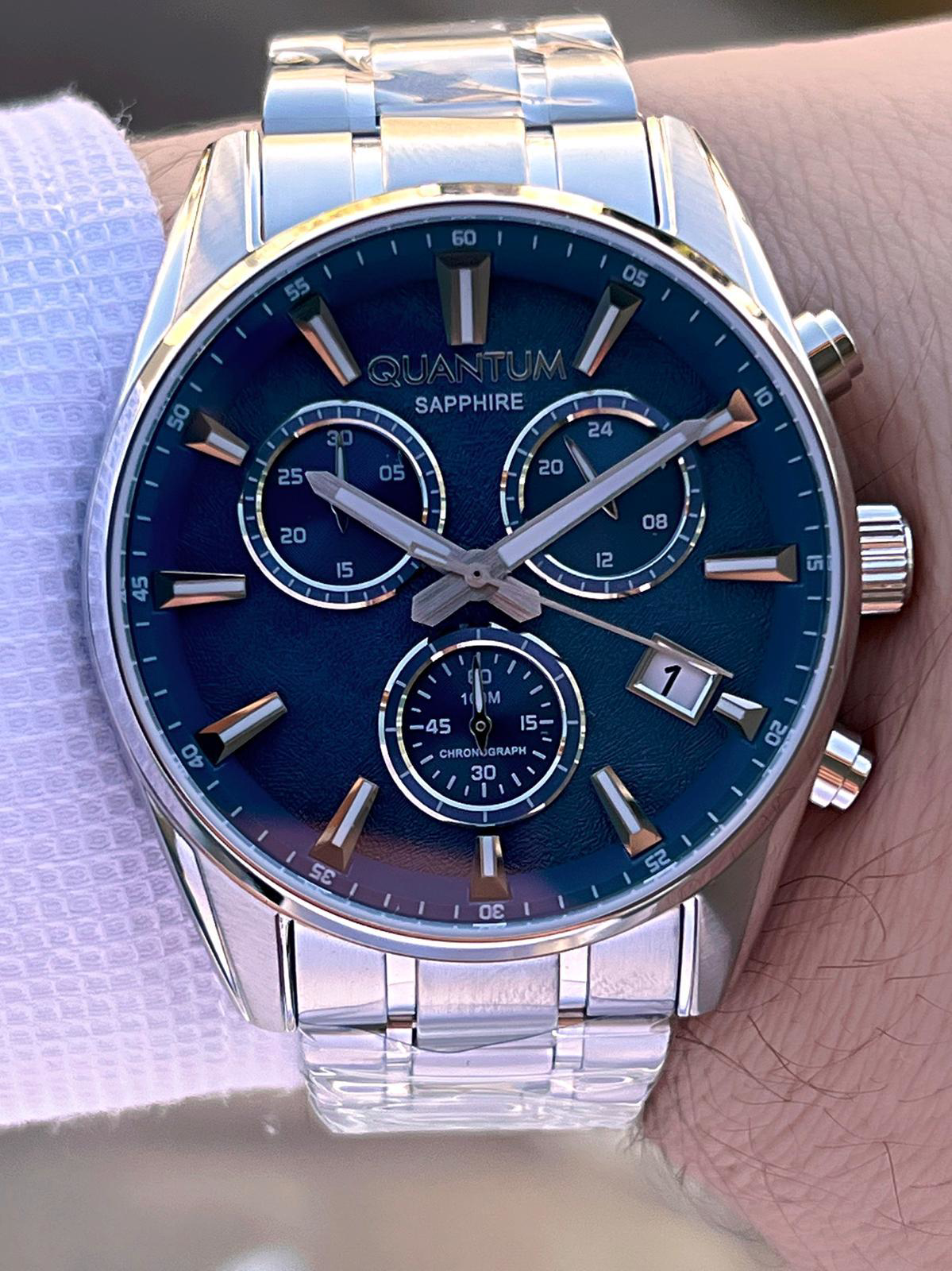 Quantum Sapphire Cizilmez Cam Çelik Kordon İç Kadran Fonksiyonlar Quantum Sapphire Cizilmez Cam Çelik Kordon İç Kadran Fonksiyonlar