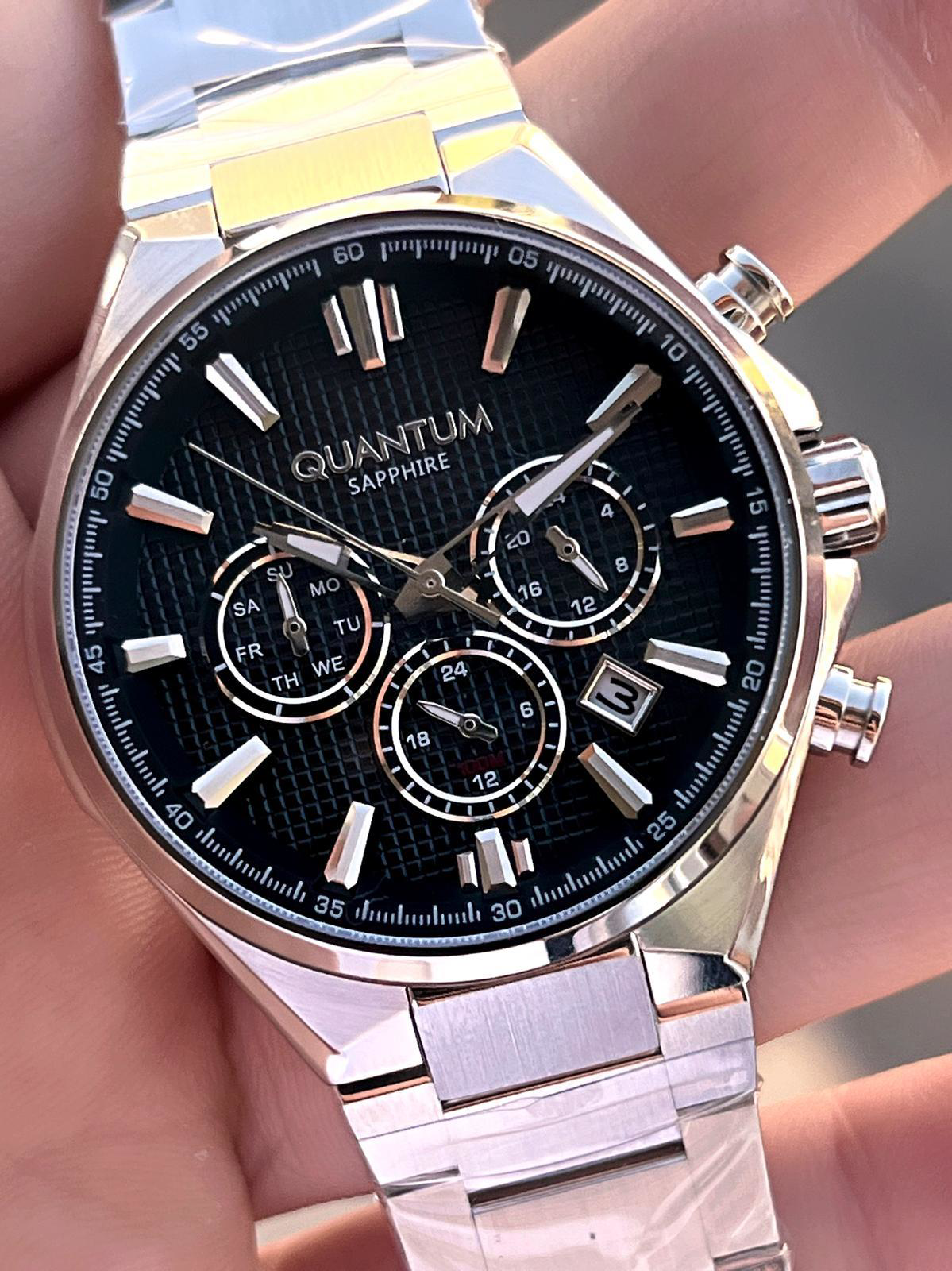 Quantum Sapphire Cizilmez Cam Çelik Kordon İç Kadran Fonksiyonlar Quantum Sapphire Cizilmez Cam Çelik Kordon İç Kadran Fonksiyonlar