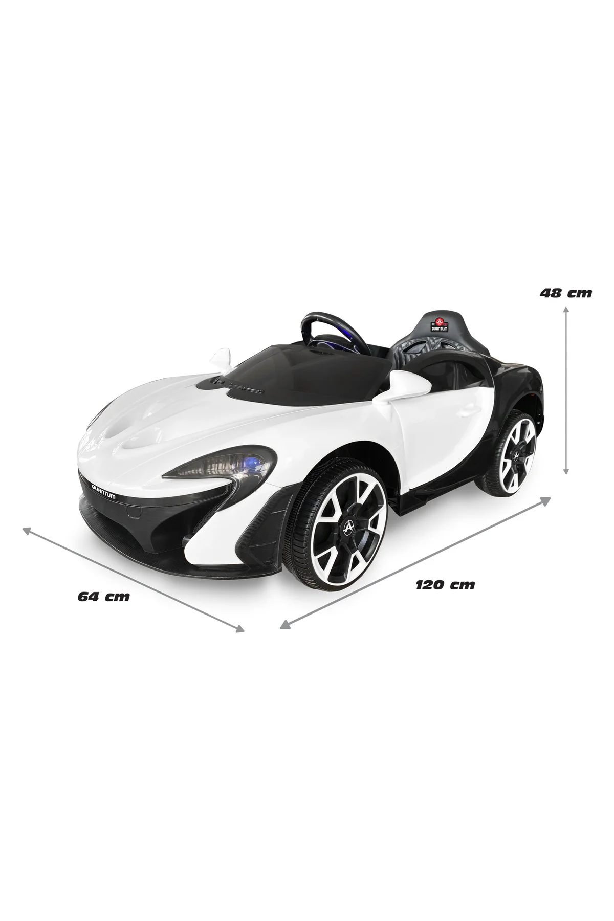 Quantum Uzaktan Kumandalı 4X2 12 VOLT Beyaz Akülü Araba