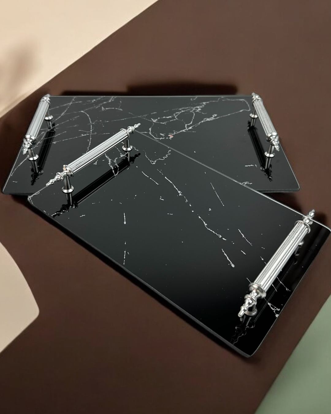 Quartz Dekoratif Söz Nişan Tepsisi Quartz Dekoratif Söz Nişan Tepsisi