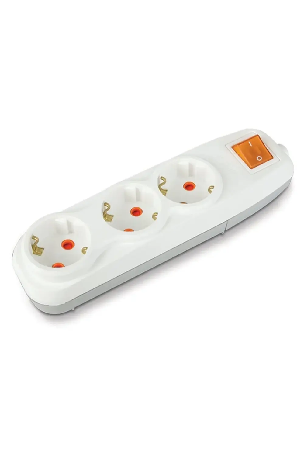 Quattro 3'lü Anahtarlı Topraklı Çocuk Korumalı Grup Priz Kordonsu