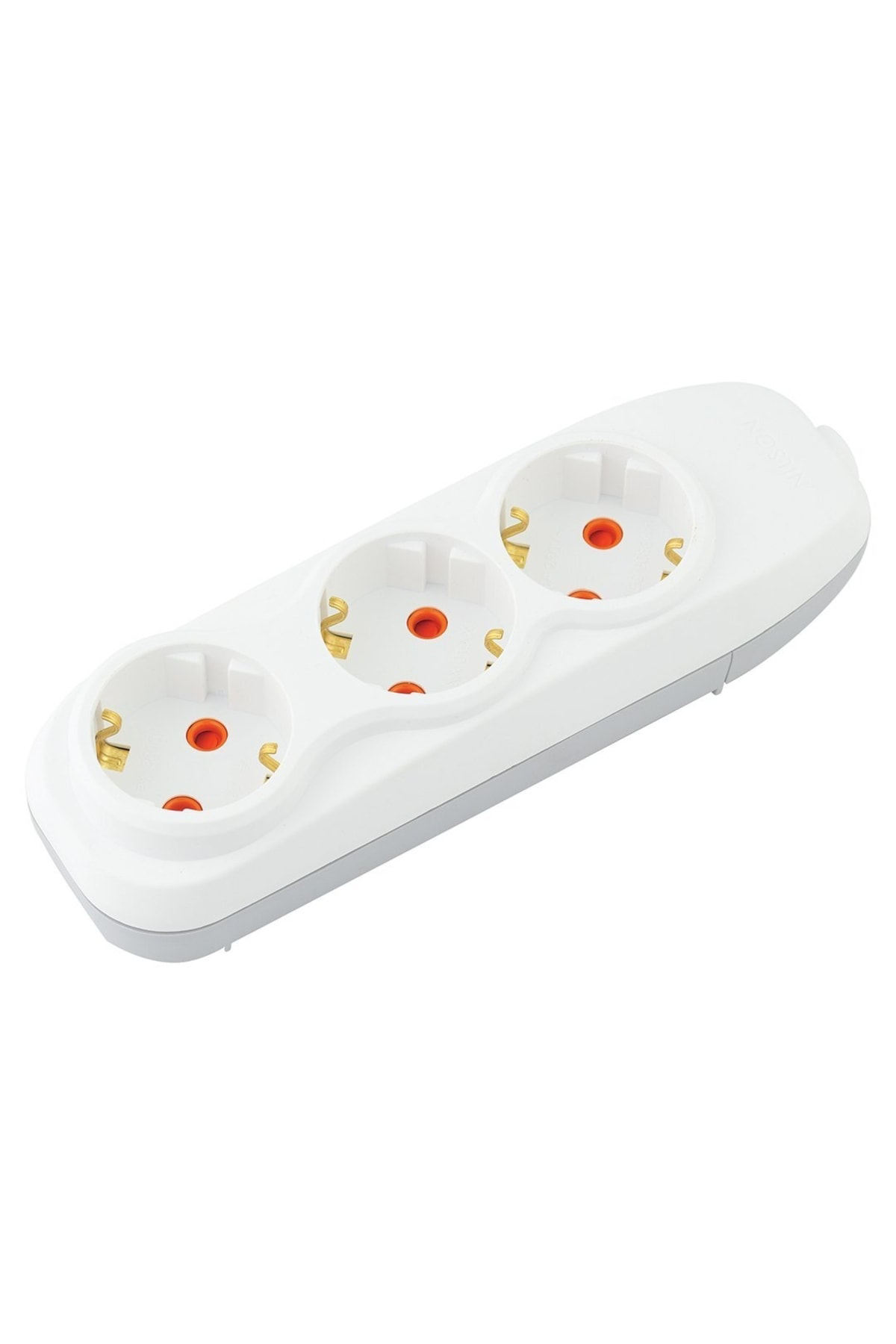 Quattro 3'lü Topraklı Çocuk Korumalı Grup Priz Kordonsuz