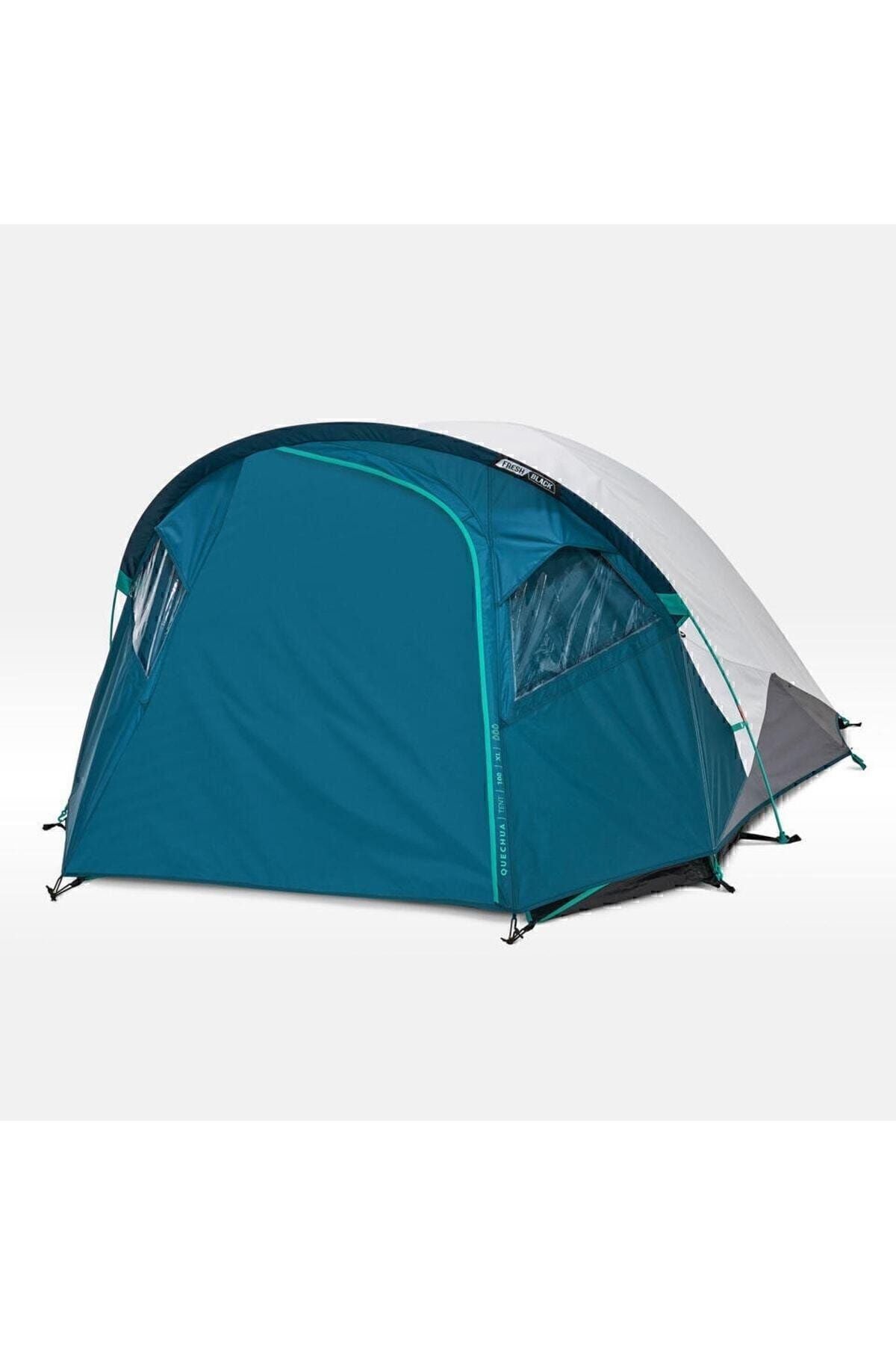 Decathlon Quechua 3 Kişilik Kamp Çadiri - Mh100 Xl Fresh & Black