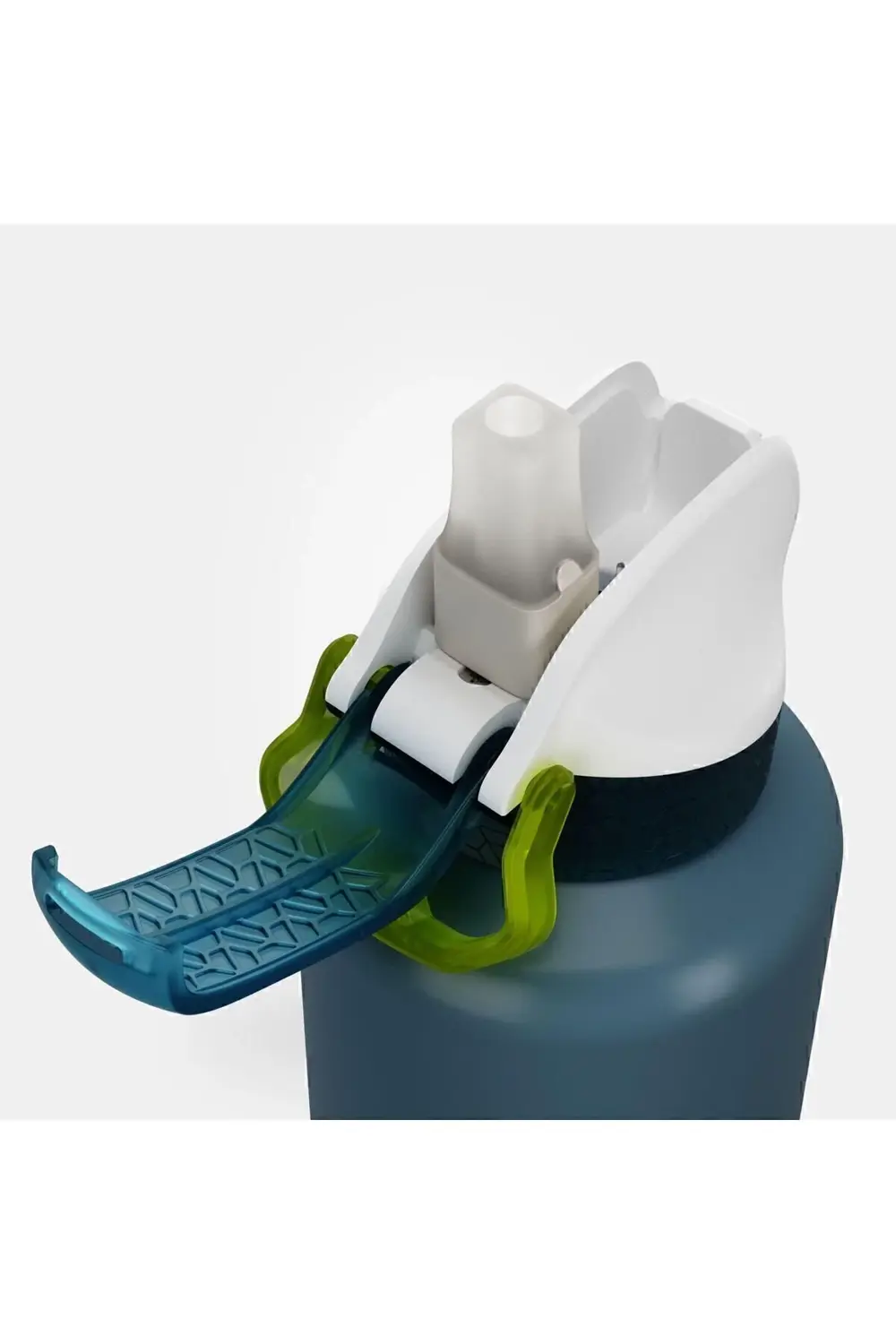 Quechua Çocuk Matara Pipetli Alüminyum 0.6 L Lacivert Tek Elle Aç