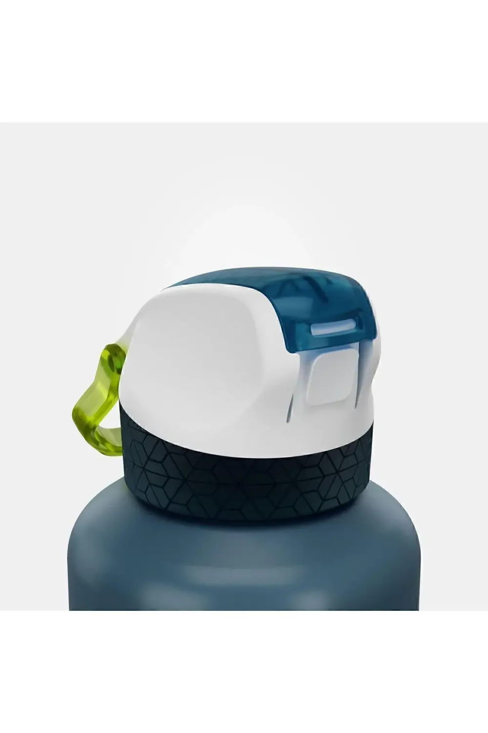 Quechua Çocuk Matara Pipetli Alüminyum 0.6 L Lacivert Tek Elle Aç