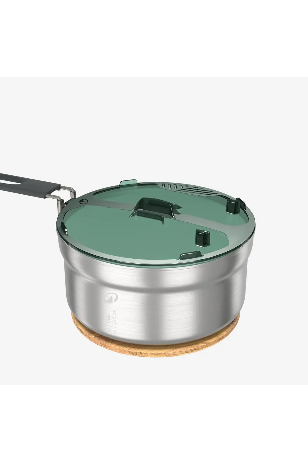 Quechua Outdoor Yemek Seti - 2 Kişilik - Paslanmaz Çelik - Yapışm