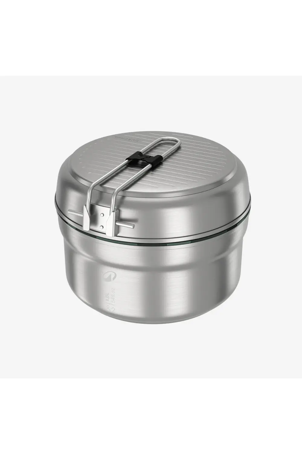 Quechua Outdoor Yemek Seti - 2 Kişilik - Paslanmaz Çelik - Yapışm