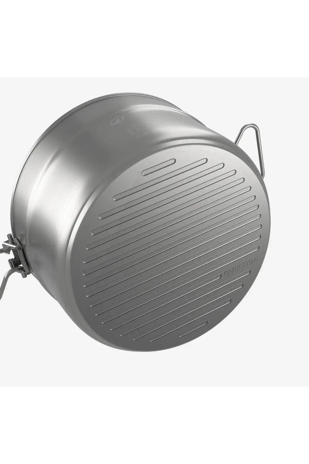 Quechua Outdoor Yemek Seti - 4 Kişilik - Paslanmaz Çelik - Yapışm