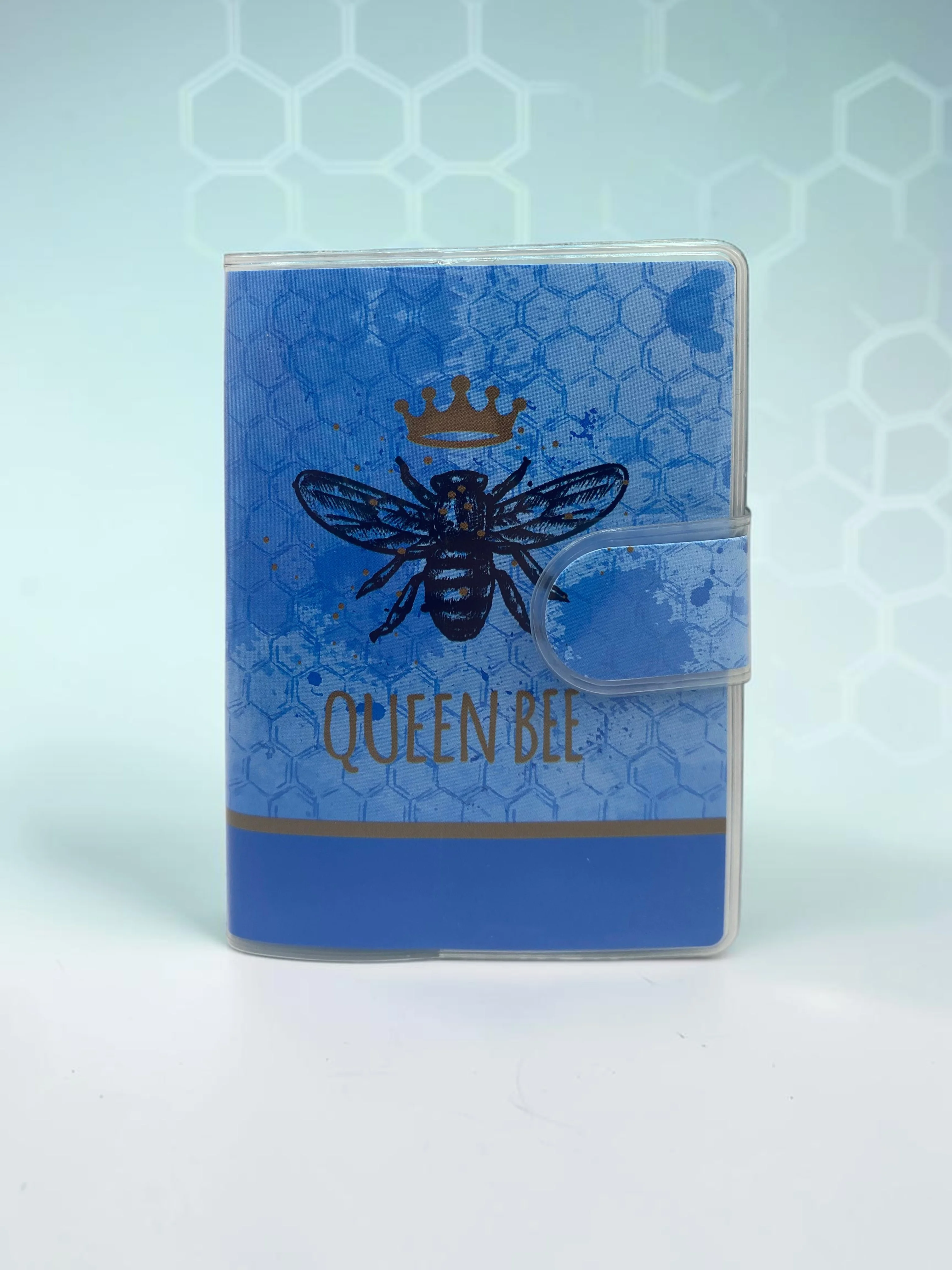 Queen Bee A7 Not Defteri , Çıt Çıtlı Cep Defteri - Mavi
