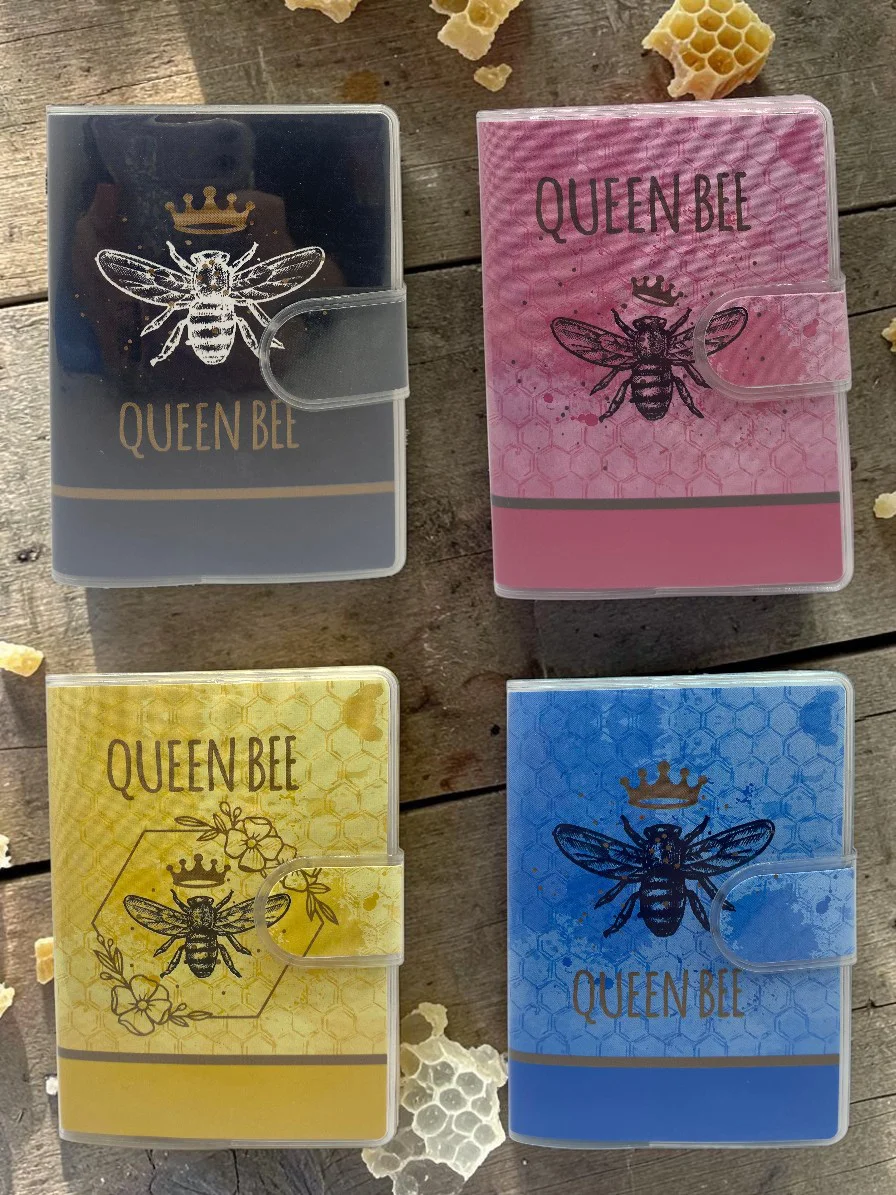 Queen Bee A7 Not Defteri , Çıt Çıtlı Cep Defteri - Siyah