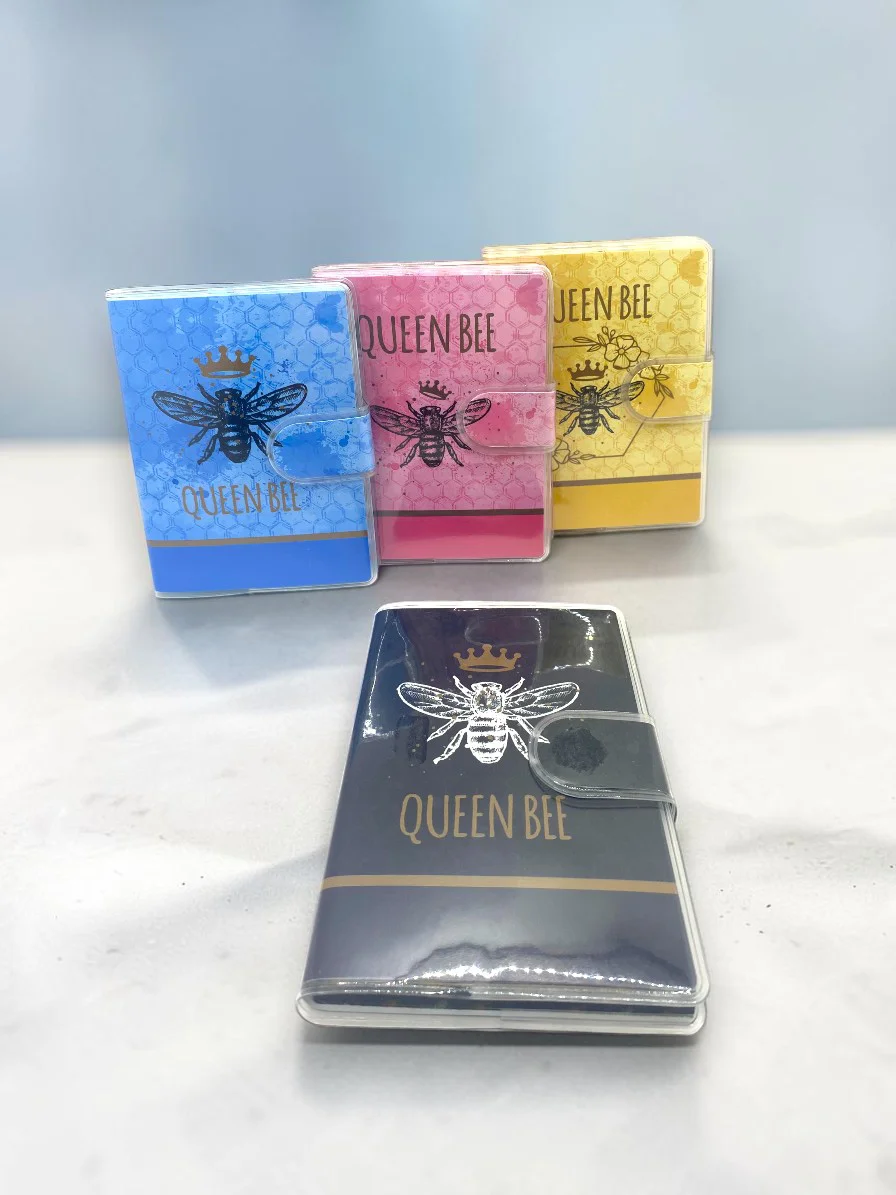 Queen Bee A7 Not Defteri , Çıt Çıtlı Cep Defteri - Siyah