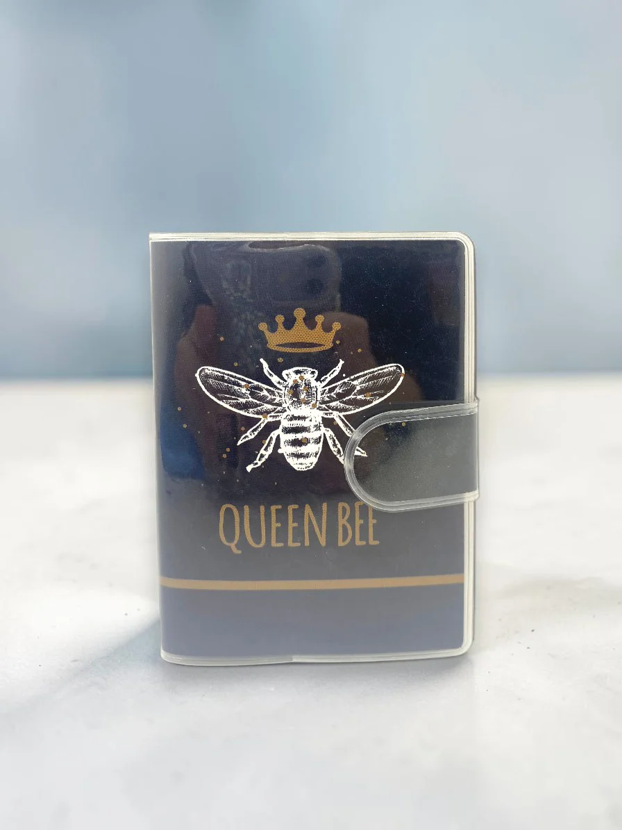 Queen Bee A7 Not Defteri , Çıt Çıtlı Cep Defteri - Siyah