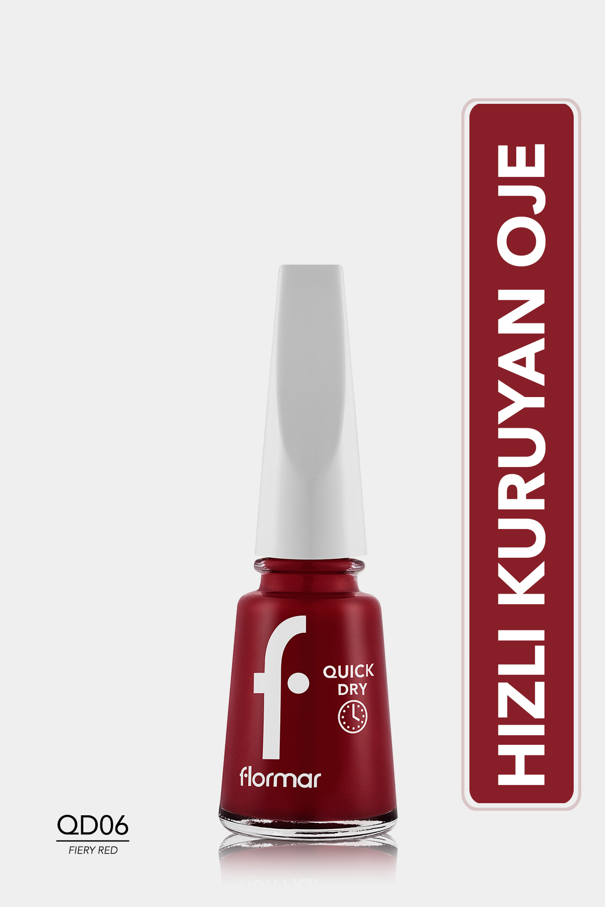 Flormar Quick Dry Hizli Kuruyan İnce Yapili & Parlak Bitişli Oje