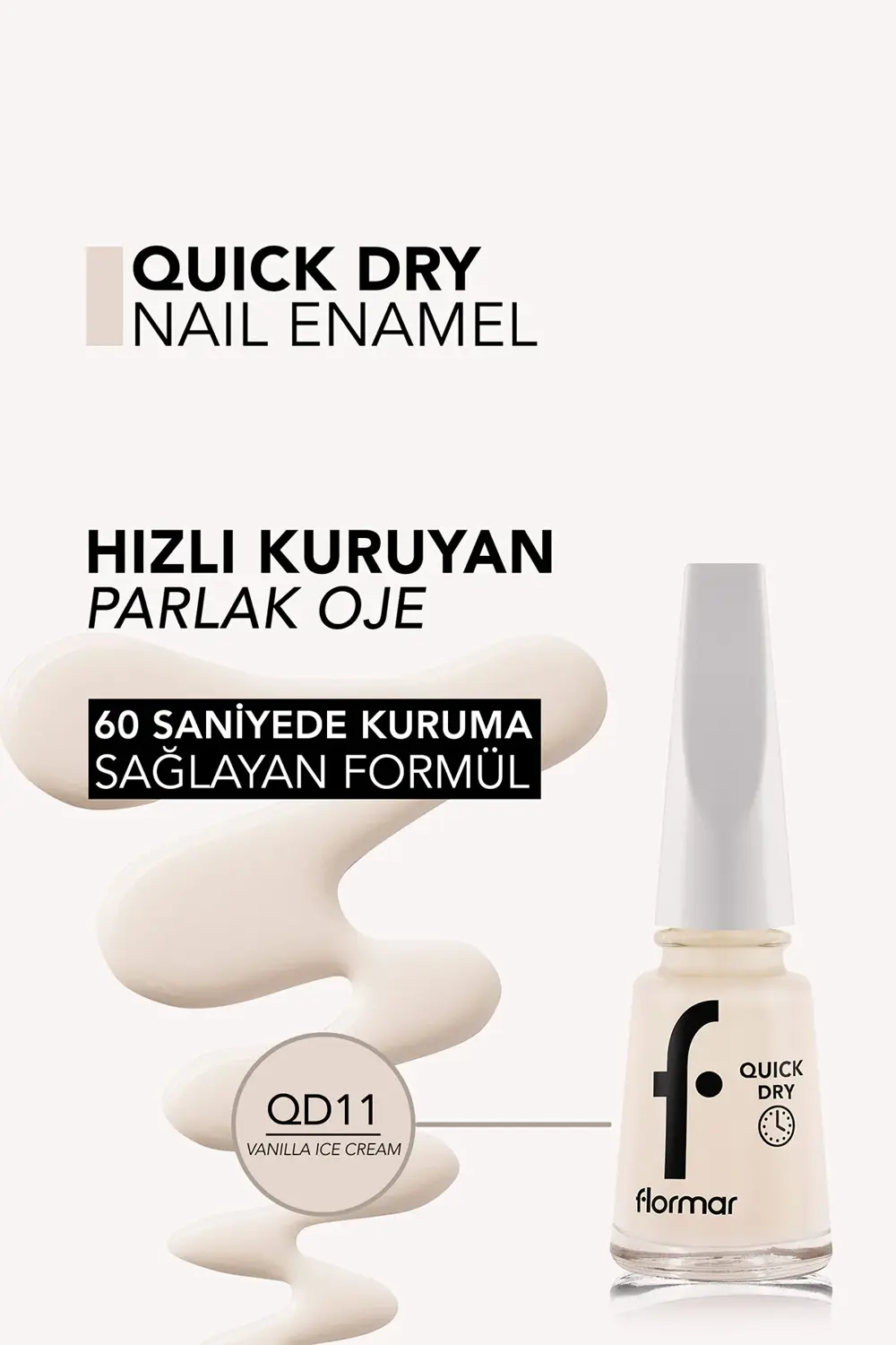 Quick Dry Nail Enamel Qd11