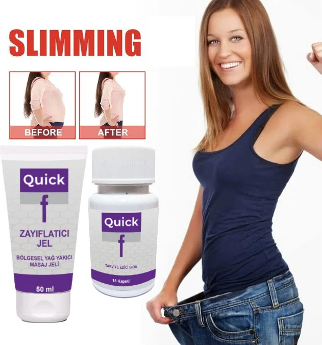 Quick F Seti: 50 ml Gel + 15 Kapsül ile Kilo Yönetimine Geçiş Yapın