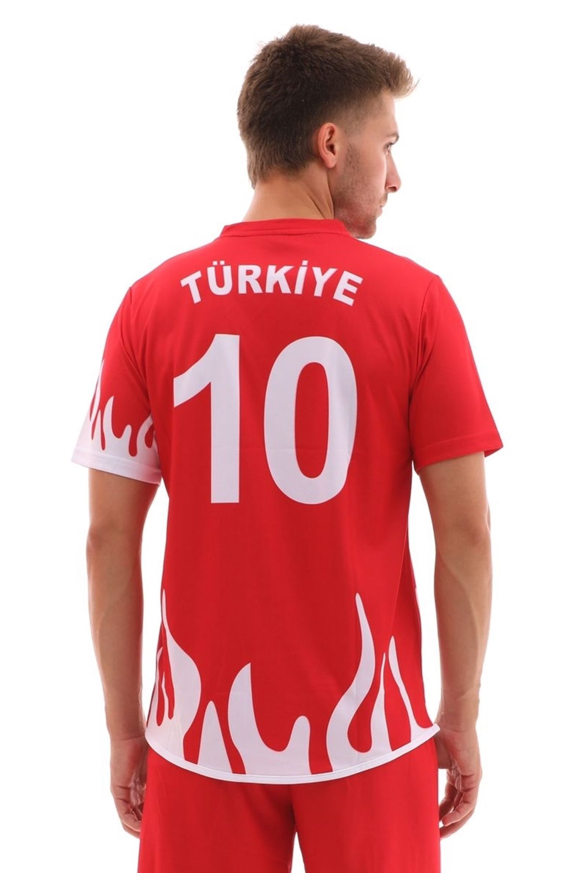 Sportech R0121 Alevli Türkiye Forması Tek Üst (Tek Kelime İsim Yazılır)