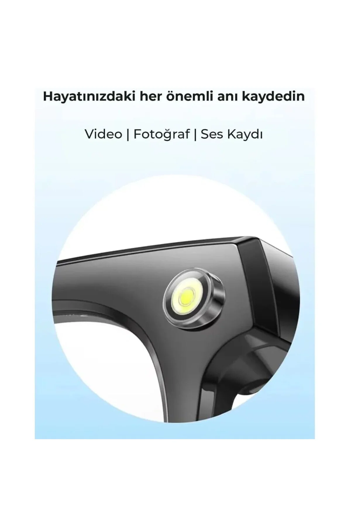 R1 PRO Akıllı Gözlük, Yapay Zeka Destekli, 1080P HD Kamera, 32GB 
