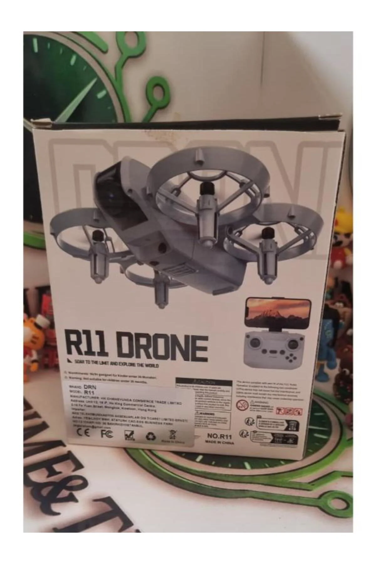 R11 MİNİ DRONE ELLE KONTROLLU KULAKLIK VE AKILLI BİLEKLİK HEDİYEL