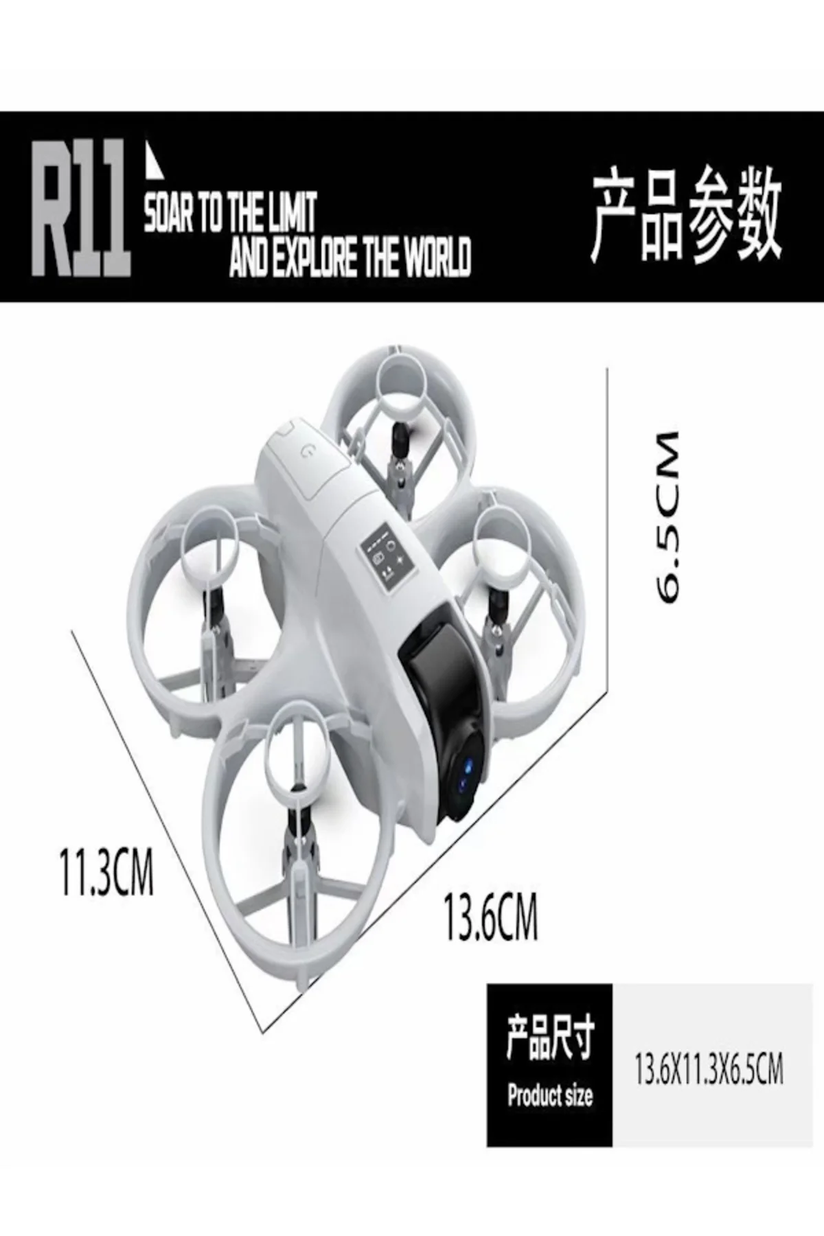 R11 MİNİ DRONE ELLE KONTROLLU KULAKLIK VE AKILLI BİLEKLİK HEDİYEL
