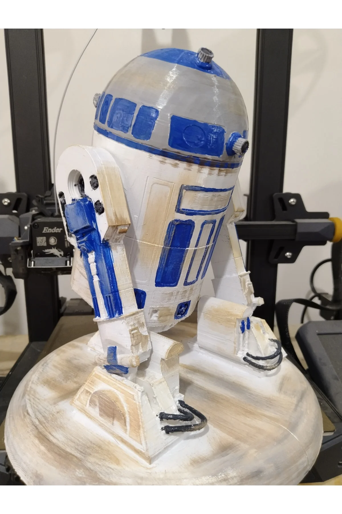 R2d2 Star Wars Robot Eskiz Boyalı Figür 20 Cm (büyük Boy)