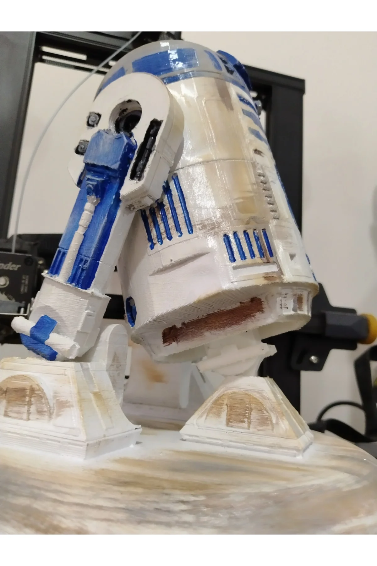 R2d2 Star Wars Robot Eskiz Boyalı Figür 20 Cm (büyük Boy)