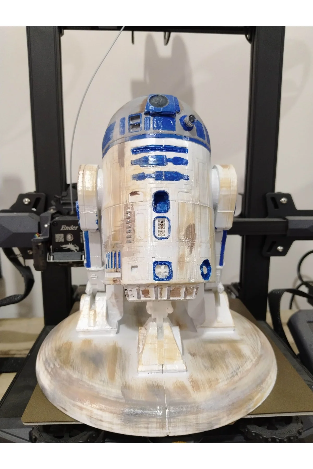 R2d2 Star Wars Robot Eskiz Boyalı Figür 20 Cm (büyük Boy)