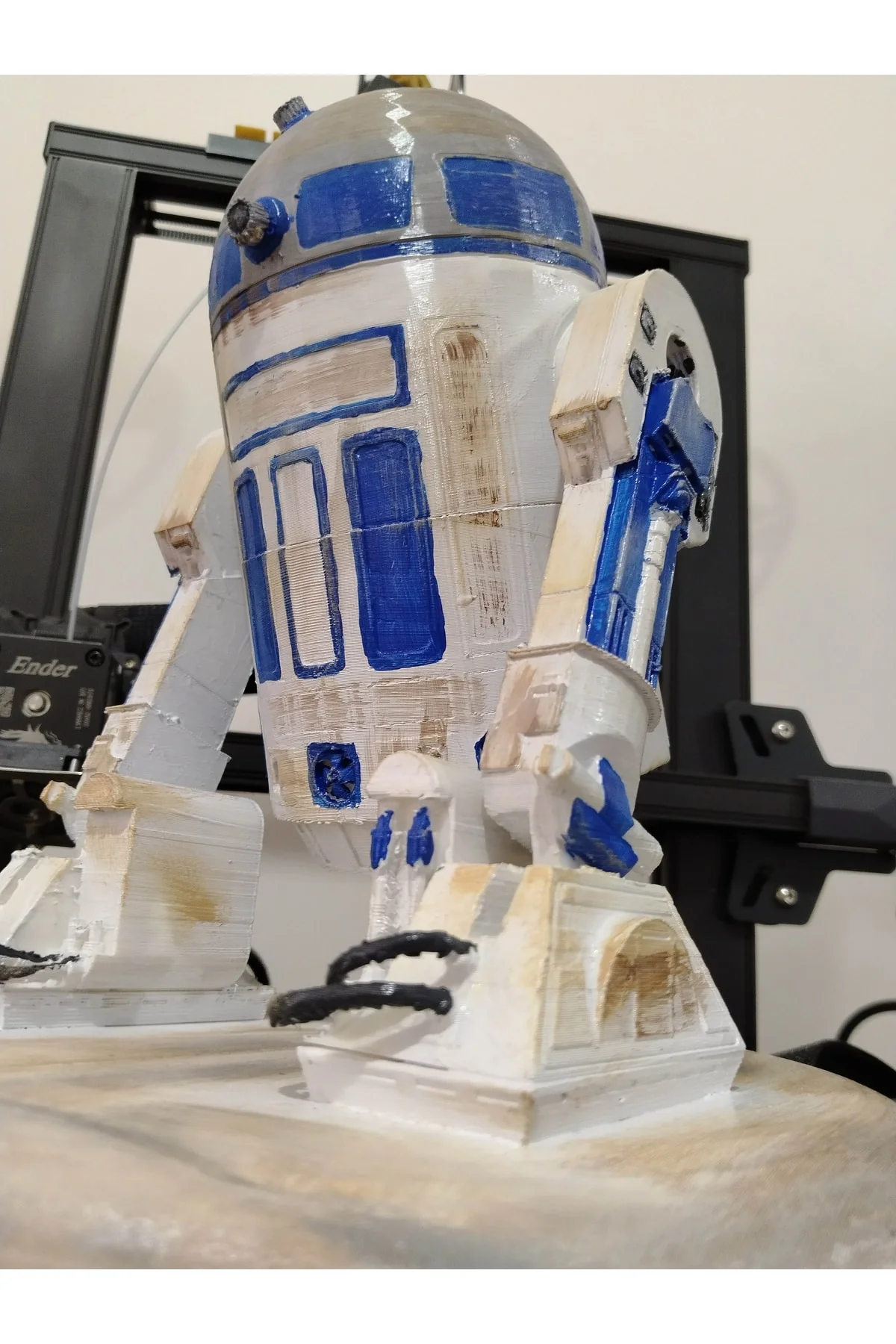 R2d2 Star Wars Robot Eskiz Boyalı Figür 20 Cm (büyük Boy)