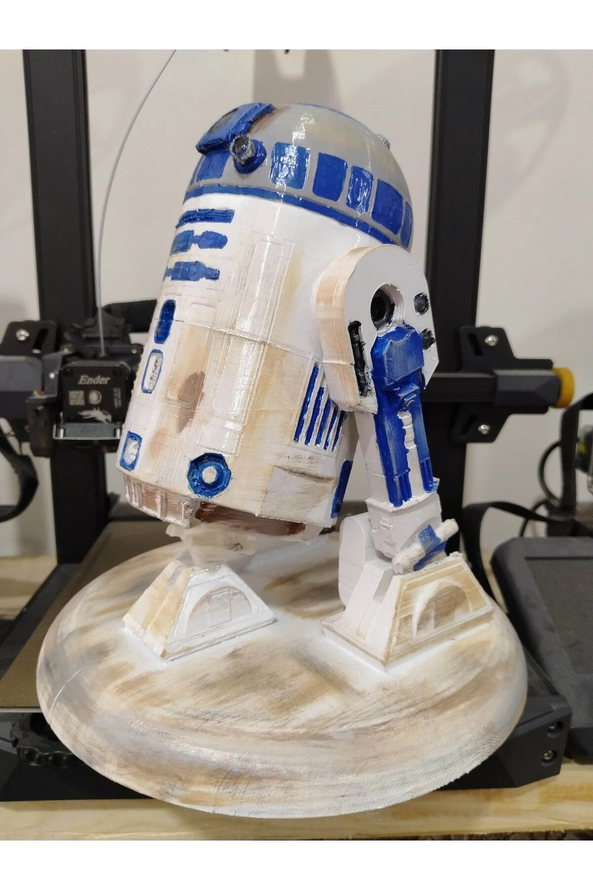 R2d2 Star Wars Robot Eskiz Boyalı Figür 20 Cm (büyük Boy)