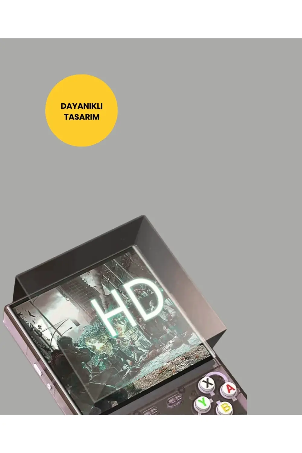 R36 Ultra Çift Joystickli Retro Oyun Konsolu 2500mAh Bataryalı