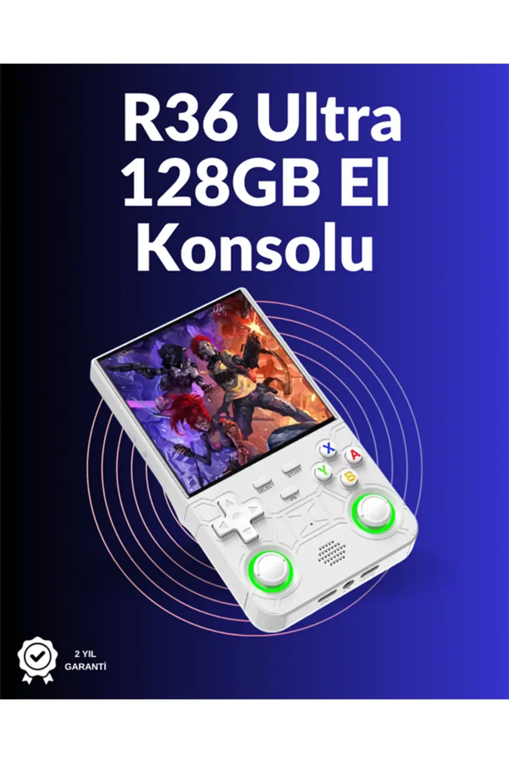 R36 Ultra El Konsolu – 4” HD IPS Ekran, 128GB Dahili Hafıza, 30.0