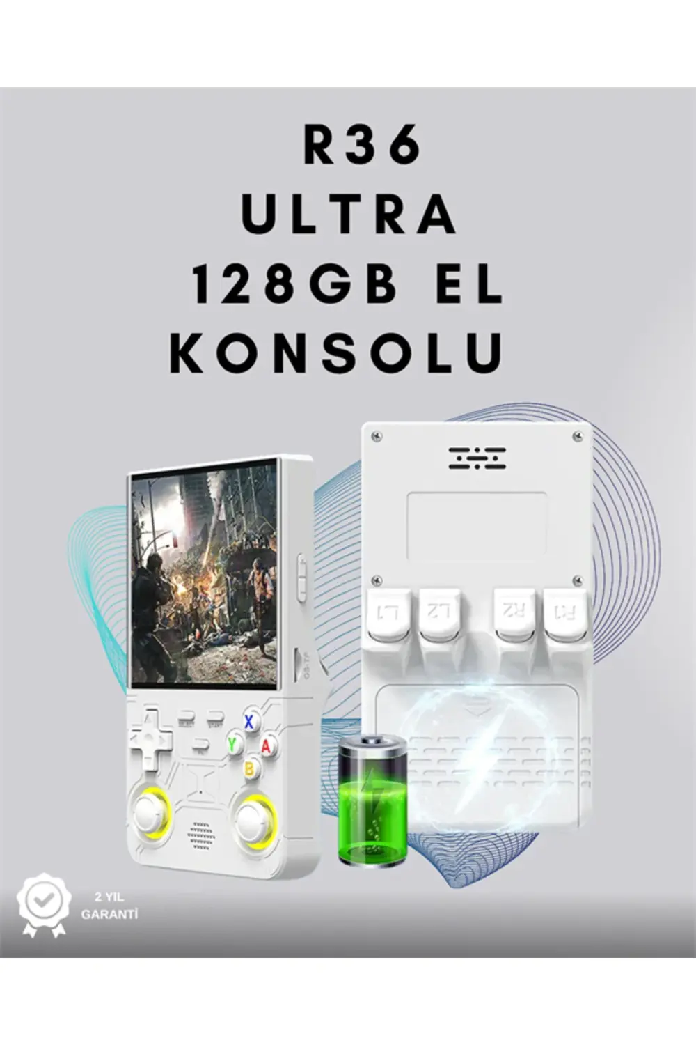 R36 Ultra Retro Oyun Konsolu – RGB Destekli, Çoklu Platform, Kayd