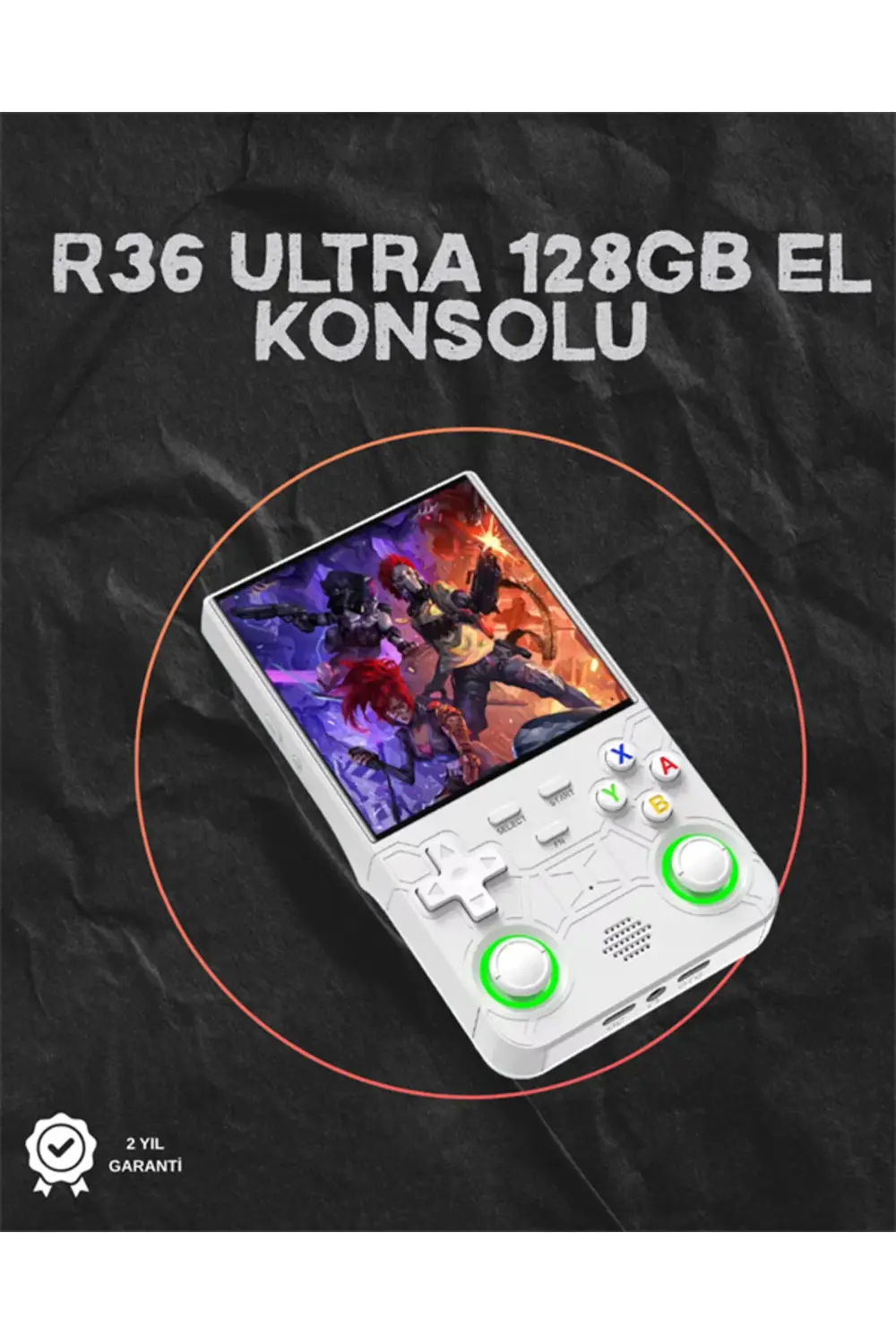 R36 Ultra Taşınabilir Konsol – 3000 mAh Batarya, WiFi ve RGB Dest