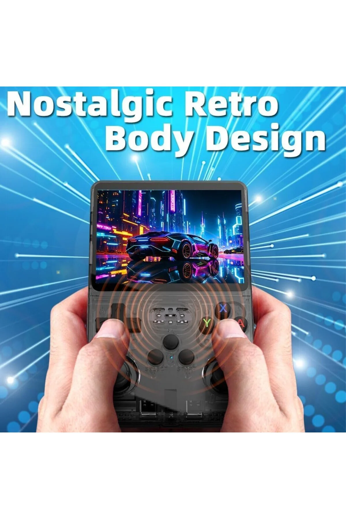R36S Retro El Oyun Konsolu 64 GB Dahili 20.000+ Klasik Video Oyun