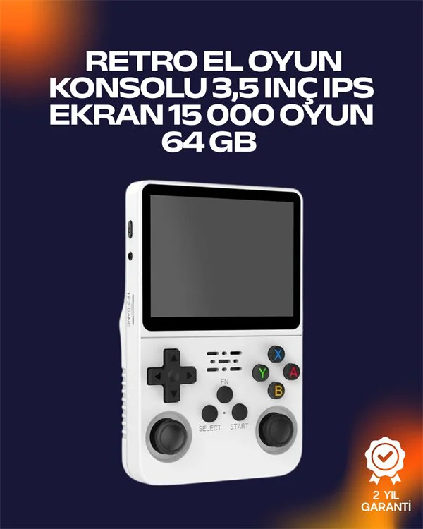 R36S Retro Oyun Cihazı – Çift MicroSD Desteği Çoklu Platform Uyum
