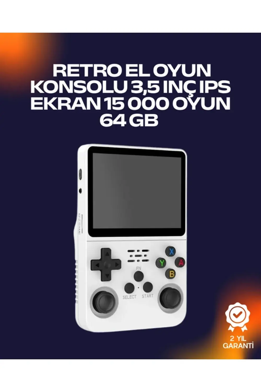 R36S Retro Oyun Cihazı – Çift MicroSD Desteği, Çoklu Platform Uyu